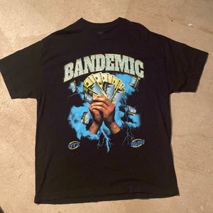 Bandemic on tour concert tour mens tshirt